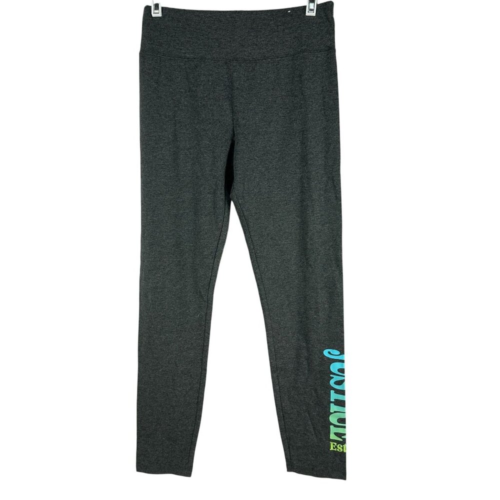 Justice Girls XL Gray Leggings With Colorful Print